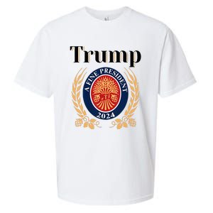 Trump A Fine President 2024 Re Election 2024 Sueded Cloud Jersey T-Shirt