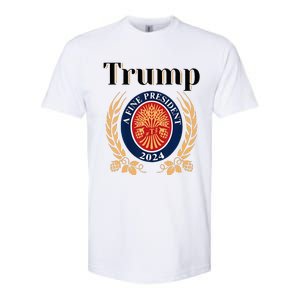 Trump A Fine President 2024 Re Election 2024 Softstyle CVC T-Shirt