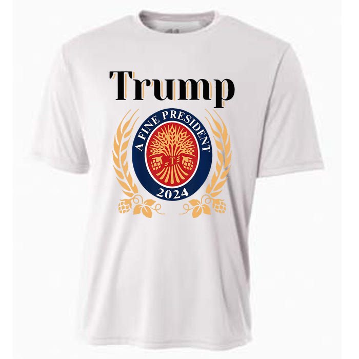 Trump A Fine President 2024 Re Election 2024 Cooling Performance Crew T-Shirt