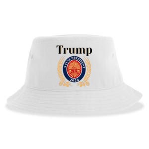 Trump A Fine President 2024 Re Election 2024 Sustainable Bucket Hat