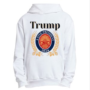 Trump A Fine President 2024 Re Election 2024 Urban Pullover Hoodie