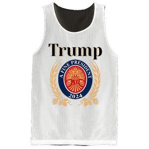 Trump A Fine President 2024 Re Election 2024 Mesh Reversible Basketball Jersey Tank