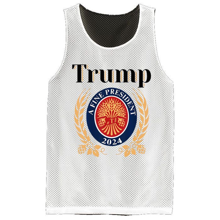 Trump A Fine President 2024 Re Election 2024 Mesh Reversible Basketball Jersey Tank