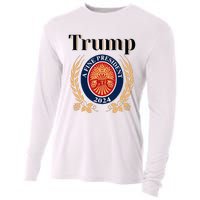 Trump A Fine President 2024 Re Election 2024 Cooling Performance Long Sleeve Crew