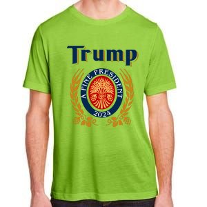 Trump A Fine President 2024 Adult ChromaSoft Performance T-Shirt