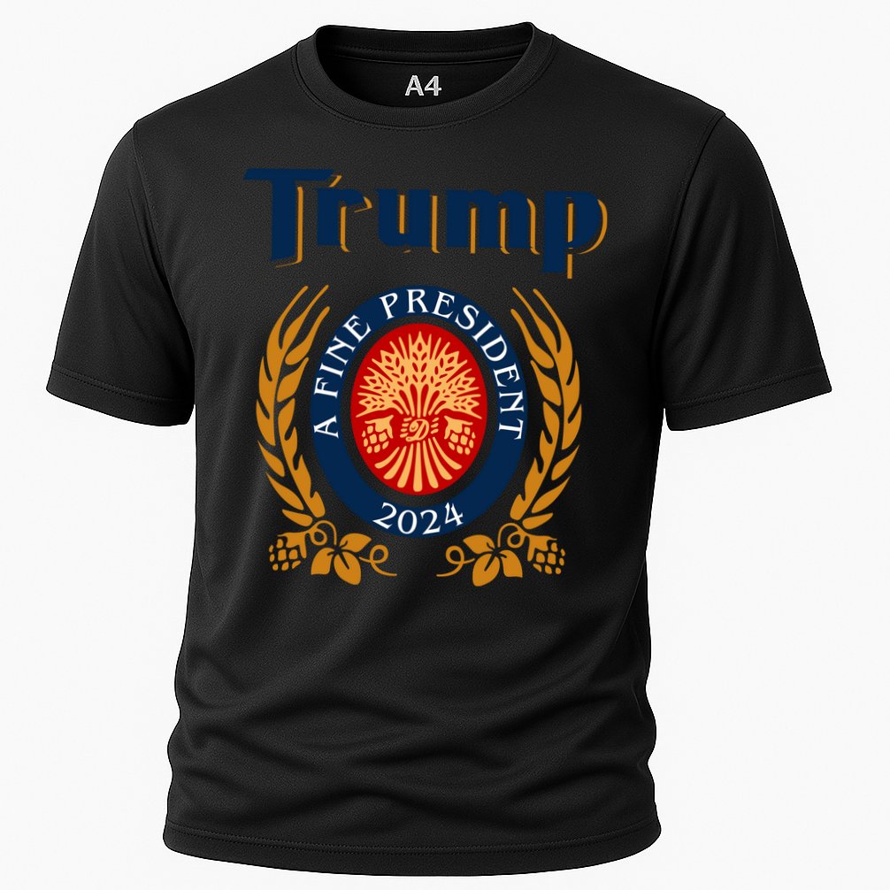 Trump A Fine President 2024 Cooling Performance Crew T-Shirt