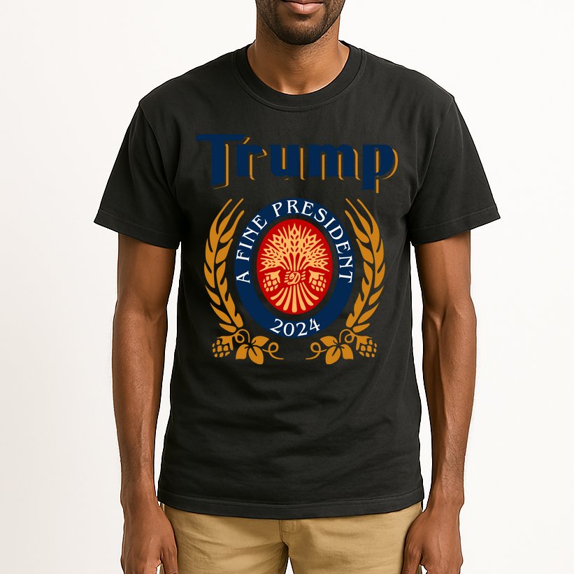 Trump A Fine President 2024 Tall T-Shirt