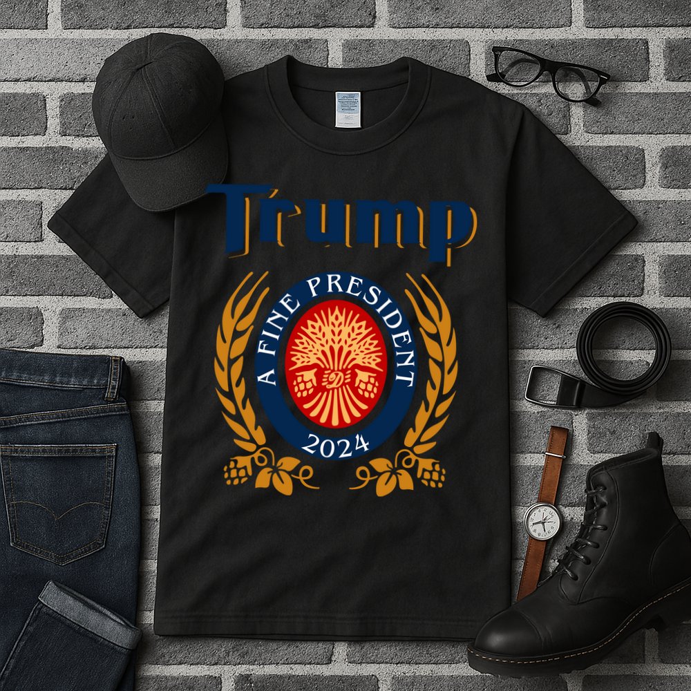 Trump A Fine President 2024 Tall T-Shirt