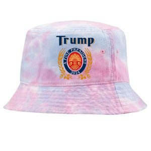 Trump A Fine President 2024 Tie-Dyed Bucket Hat