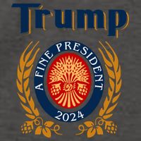 Trump A Fine President 2024 Vector Backpack
