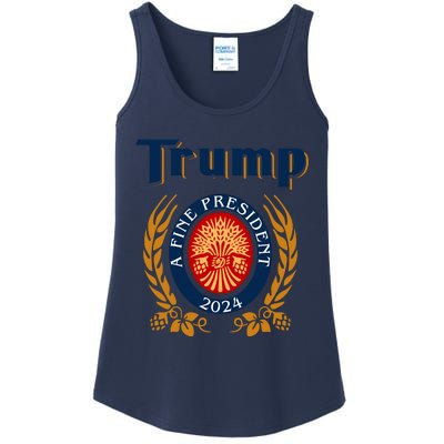 Trump A Fine President 2024 Ladies Essential Tank