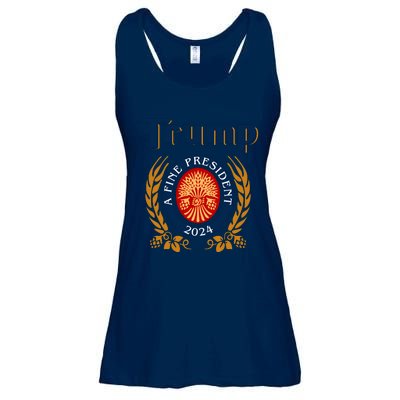 Trump A Fine President 2024 Ladies Essential Flowy Tank