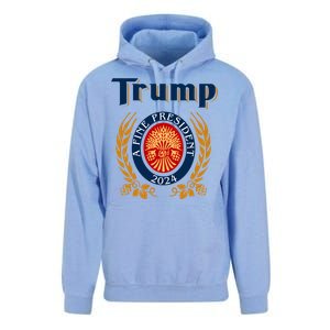 Trump A Fine President 2024 Unisex Surf Hoodie