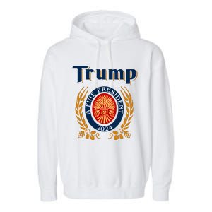 Trump A Fine President 2024 Garment-Dyed Fleece Hoodie