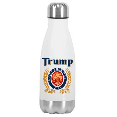 Trump A Fine President 2024 Stainless Steel Insulated Water Bottle