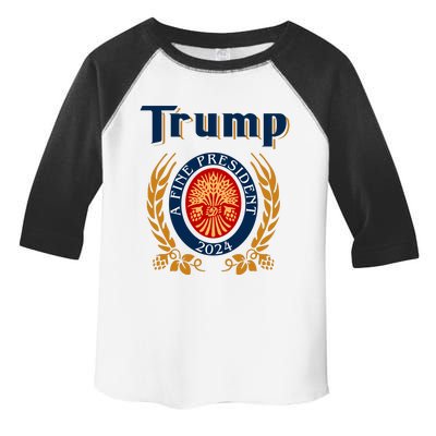 Trump A Fine President 2024 Toddler Fine Jersey T-Shirt