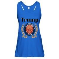 Trump A Fine President 2024 Reelection 2024 Meaningful Gift Ladies Essential Flowy Tank