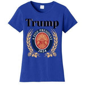 Trump A Fine President 2024 Reelection 2024 Meaningful Gift Women's T-Shirt