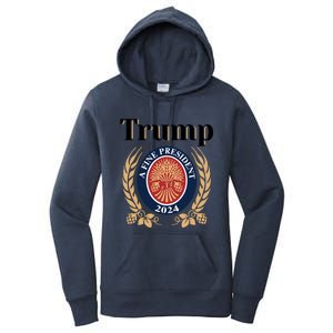 Trump A Fine President 2024 Reelection 2024 Meaningful Gift Women's Pullover Hoodie