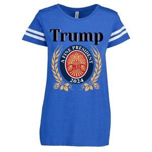 Trump A Fine President 2024 Reelection 2024 Meaningful Gift Enza Ladies Jersey Football T-Shirt