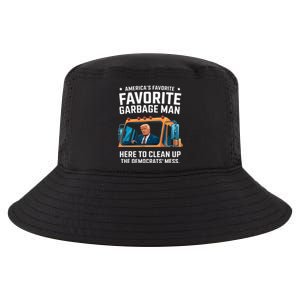 Trump AmericaS Favorite Garbage Man Trump In Trash Truck Cool Comfort Performance Bucket Hat