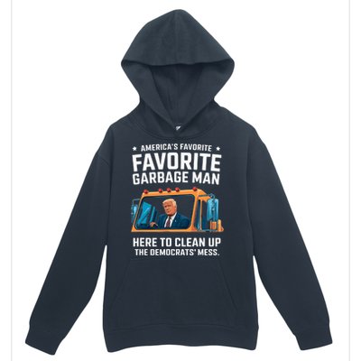 Trump AmericaS Favorite Garbage Man Trump In Trash Truck Urban Pullover Hoodie