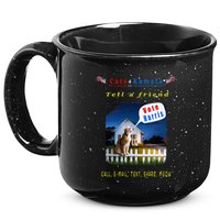 Tell A Friend Cat On A Fence Cats For Kamala 15oz Campfire Ceramic Mug