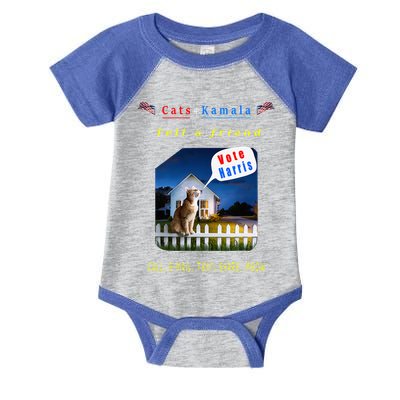 Tell A Friend Cat On A Fence Cats For Kamala Infant Baby Jersey Bodysuit