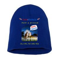 Tell A Friend Cat On A Fence Cats For Kamala Short Acrylic Beanie