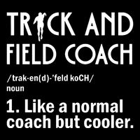 Track And Field Coach Definition Athletics Sports Cooling Performance Crew T-Shirt