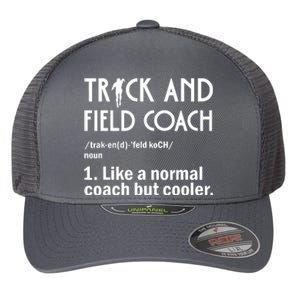 Track And Field Coach Definition Athletics Sports Flexfit Unipanel Trucker Cap