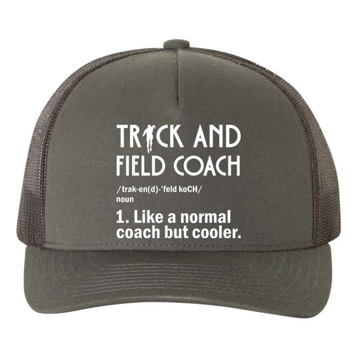 Track And Field Coach Definition Athletics Sports Yupoong Adult 5-Panel Trucker Hat