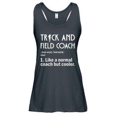 Track And Field Coach Definition Athletics Sports Ladies Essential Flowy Tank