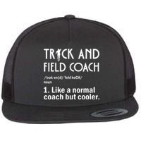 Track And Field Coach Definition Athletics Sports Flat Bill Trucker Hat