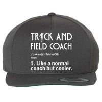 Track And Field Coach Definition Athletics Sports Wool Snapback Cap