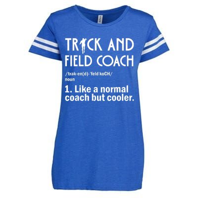 Track And Field Coach Definition Athletics Sports Enza Ladies Jersey Football T-Shirt