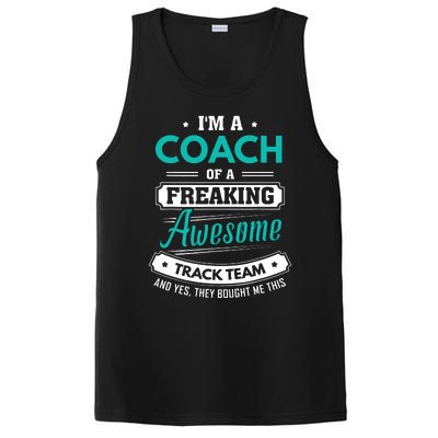 Track And Field Coach Track Team Coach Gift PosiCharge Competitor Tank