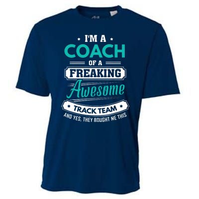 Track And Field Coach Track Team Coach Gift Cooling Performance Crew T-Shirt