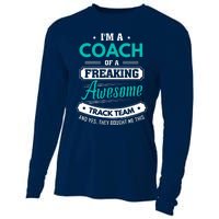 Track And Field Coach Track Team Coach Gift Cooling Performance Long Sleeve Crew