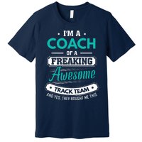 Track And Field Coach Track Team Coach Gift Premium T-Shirt