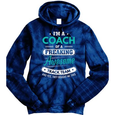 Track And Field Coach Track Team Coach Gift Tie Dye Hoodie