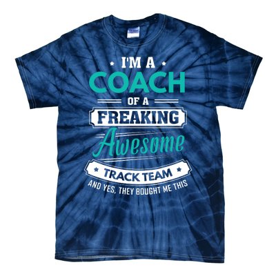 Track And Field Coach Track Team Coach Gift Tie-Dye T-Shirt