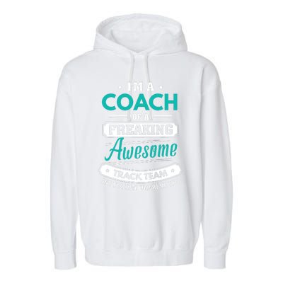 Track And Field Coach Track Team Coach Gift Garment-Dyed Fleece Hoodie