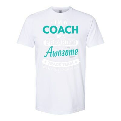 Track And Field Coach Track Team Coach Gift Softstyle CVC T-Shirt