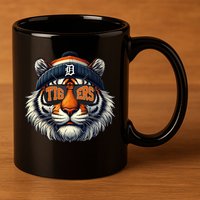 Tigers Apparel Fan Illustration 11oz C Handle Ceramic Mug