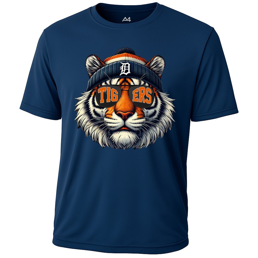 Tigers Apparel Fan Illustration Cooling Performance Crew T-Shirt