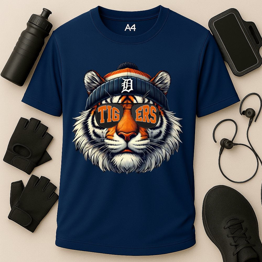 Tigers Apparel Fan Illustration Cooling Performance Crew T-Shirt