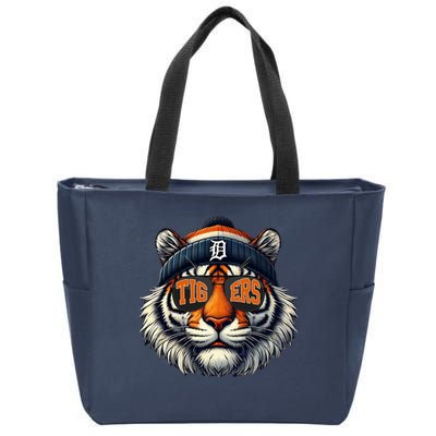 Tigers Apparel Fan Illustration Zip Tote Bag
