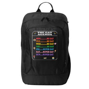 The Agenda Funny Pride Weekly Calendar Lgbtq Days Great Gift City Backpack