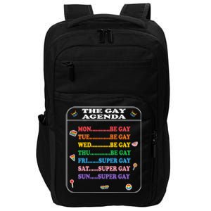 The Agenda Funny Pride Weekly Calendar Lgbtq Days Great Gift Impact Tech Backpack